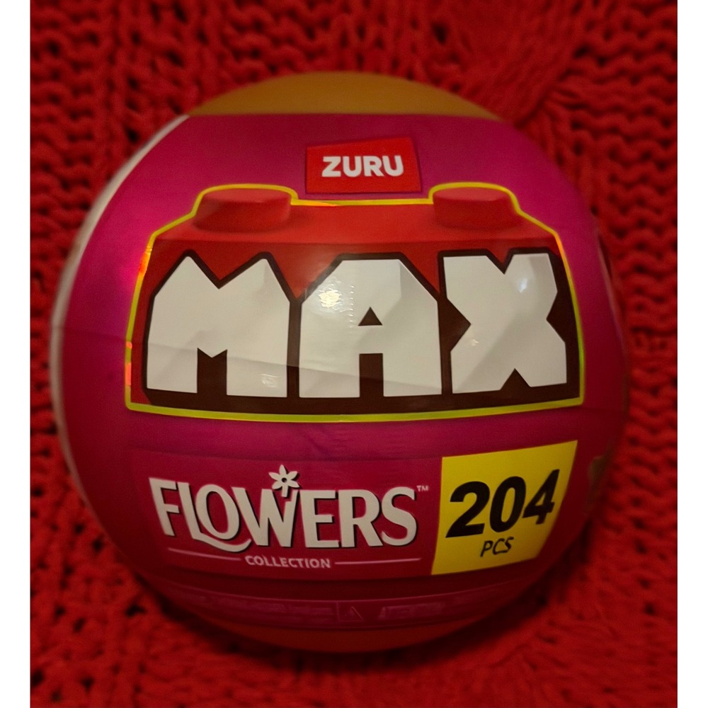 Zuru MAX Build More Flowers Collection 204 Pcs Mystery Capsule Building Bricks